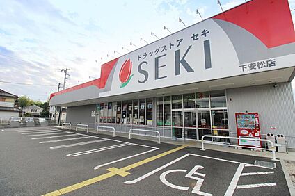 ドラッグストアセキ下安松店 693ｍ(徒歩9分)