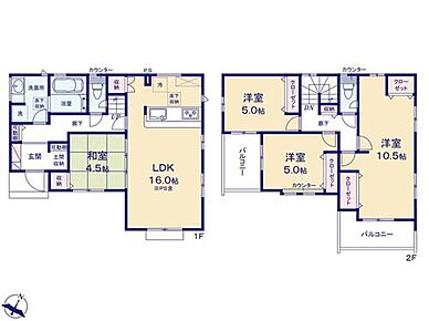 ☆縁なしタタミ採用の和室☆和室はライフスタイルによってリビングの延長としてお使いになることも、客間としてお使いになることもできます♪ 