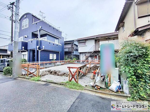 【現地外観写真】『１号棟』
住宅性能評価で耐震等級３（最高等級）を取得！お客様を守る大切な住宅だからこそ、第三者の検査を受けて安心して住んでいただける住宅をご案内させて頂きます。
