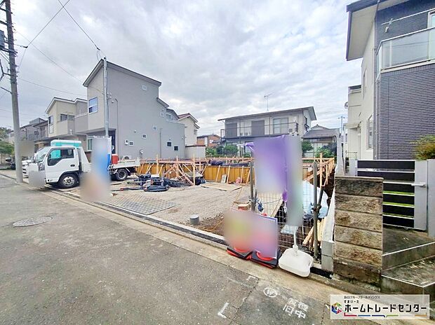 【現地外観写真】『２号棟』
住宅性能評価で耐震等級３（最高等級）を取得！お客様を守る大切な住宅だからこそ、第三者の検査を受けて安心して住んでいただける住宅をご案内させて頂きます。