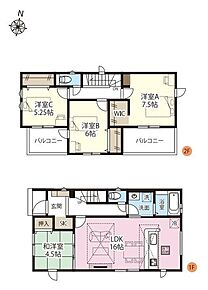 ☆全居室南向き設計☆陽射しが渡る全居室南向きレイアウト♪おうちのどこにいても明るく気持ちよく過ごせます。 