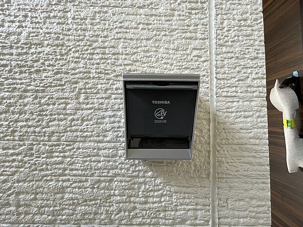 【EVコンセント】外部EVコンセント完備。