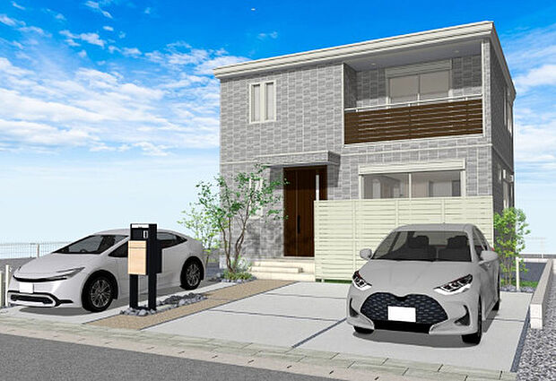 17号地参考プラン 参考プランには太陽光発電システム4.6kW、蓄電池システム9.9kWhを含みます。