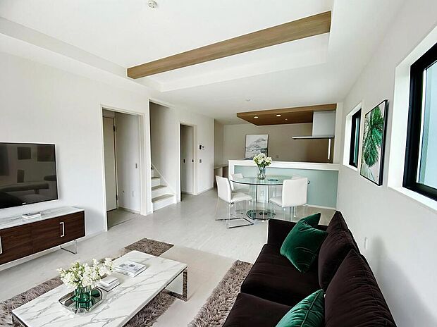 【☆2号棟☆】※本画像はCGで作成しており、実際に家具は置かれておりません。