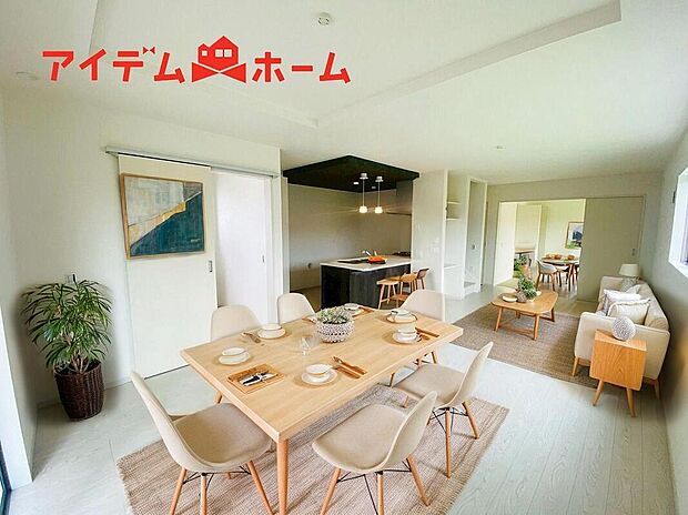 【リビング】本画像はCGで作成されており、実際に現地に家具は置かれておりません。