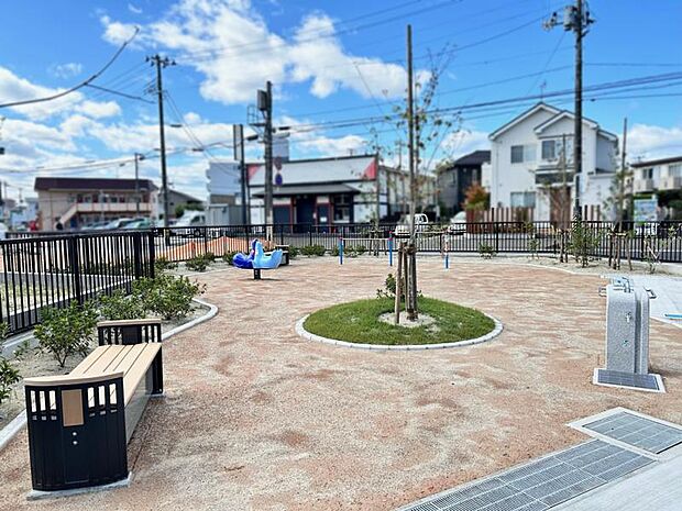 子供たちが安心して遊べる分譲地内公園