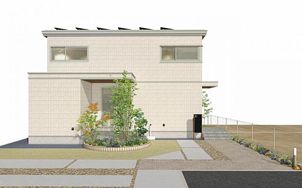 C棟イメージパース／完成予想図（CG）です。形状・色彩・植栽等は実際とは異なる場合があります。