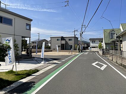 分譲地の街並み現地写真