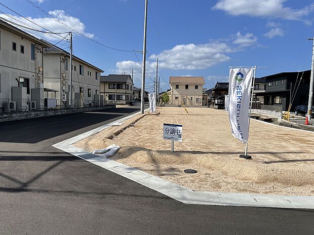 【現地土地写真】ゆとりのある分譲地です。(2026年9月撮影)