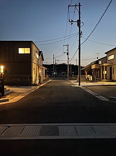 夜間の分譲住宅写真(3) 2024/3/1撮影