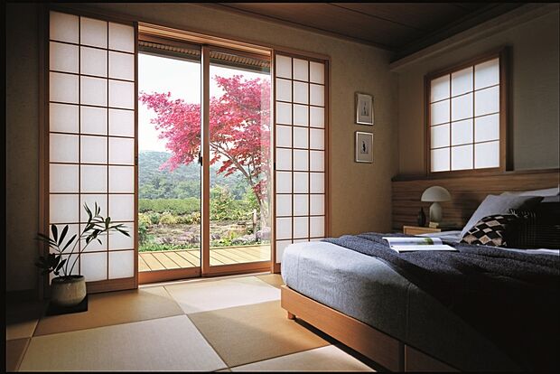 【【参考インテリア】】たたみの和室は洋室とは異なる落ち着きの空間です
※お客様のご希望に合わせてインテリアコーディネーターがご提案します