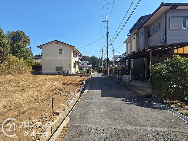 現地写真更新！現地ご案内とともに住宅ローンのご相談も承ります！実際の道路幅や雰囲気は、ぜひ一緒に現地で確認いたしましょう
