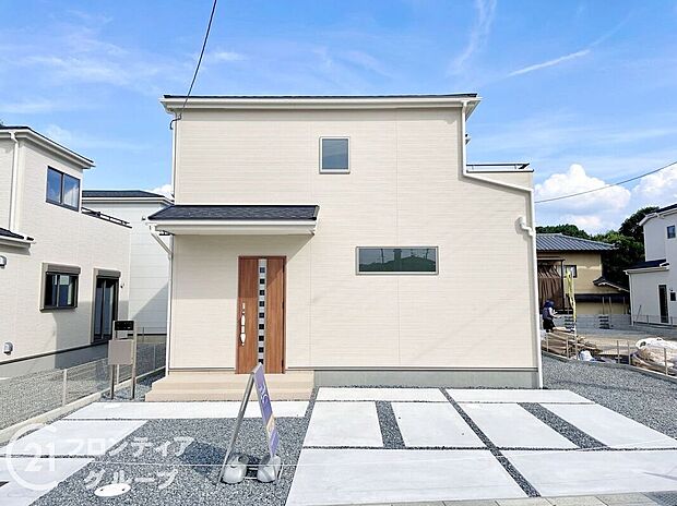 【外観】【８号棟】現地外観写真＼購入後も安心なアフターサービス／購入後のフォローの充実さに自信あり！お住まい後の不安や、カスタマイズのご希望など、全力でサポートします！末永いお付き合いをお約束いたします。