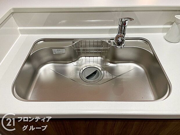 【その他設備】ワイドシンクなので家族が増えても洗い物楽々です