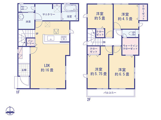 【4LDK】屋根に太陽光発電パネルを搭載した住まいは、日々の電力を自家発電で賄えます。余剰電力の売電も可能で、光熱費の節減と環境負荷の軽減に貢献します。