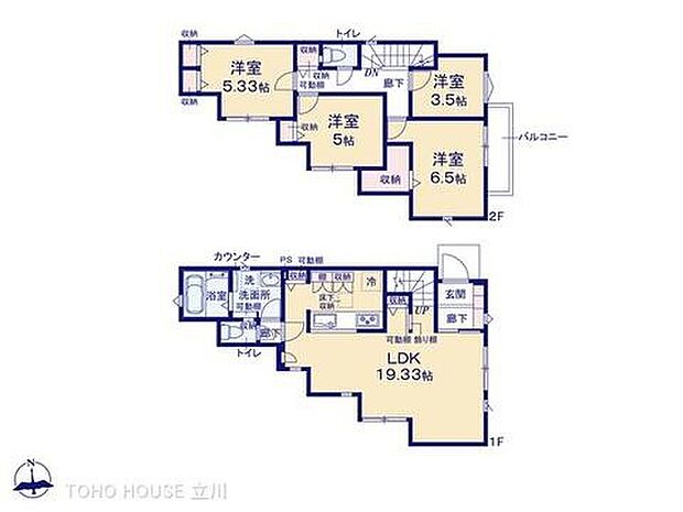 5780万円、4LDK、土地面積101.27m2、建物面積91.8m2