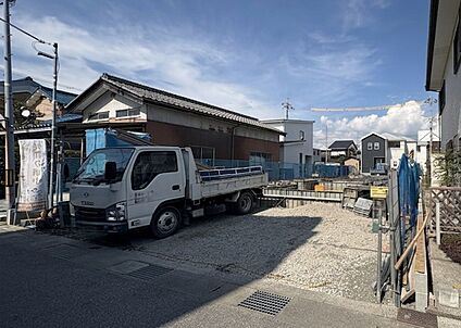 1号棟建築中です！