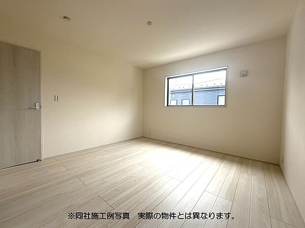 【洋室】同社施工例写真※実際の色・仕様とは異なります。