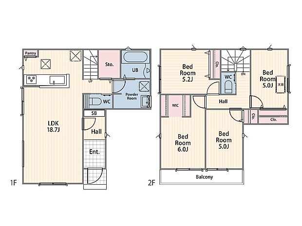 【4LDK】3号棟間取図