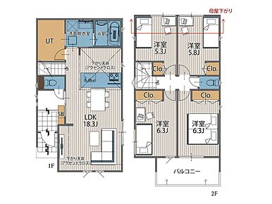 5号棟間取図 