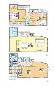 間取図6号棟 