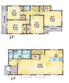 ３号棟間取図 