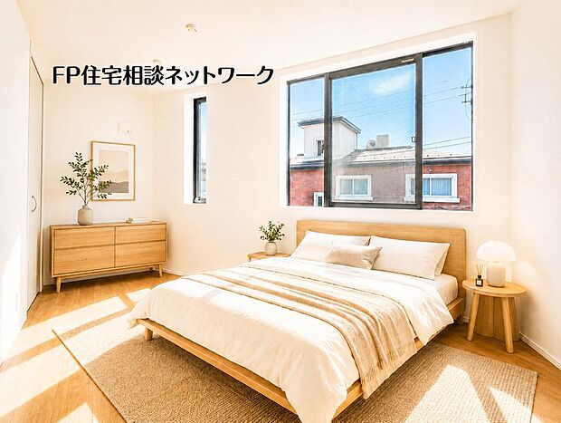 【リビング以外の居室】本画像はAIがCGで家具作成しており、実際の現地に家具は設置されておりません。また、販売価格に家具等は含まれておりません。