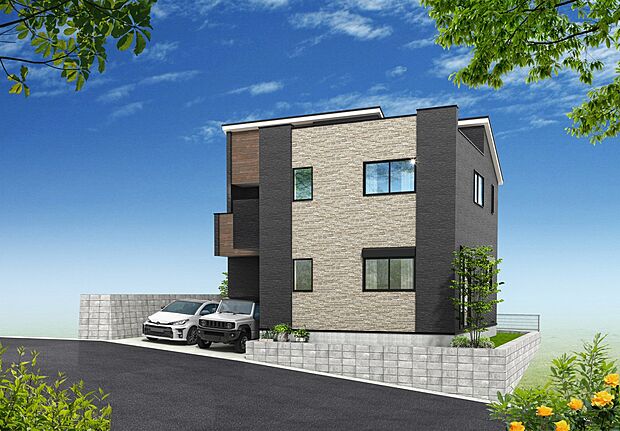 ■Appearance■ 外観イメージパース（※車はイメージです。価格には含まれません。）