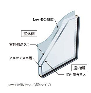 高性能樹脂サッシと複層Low-eガラス
