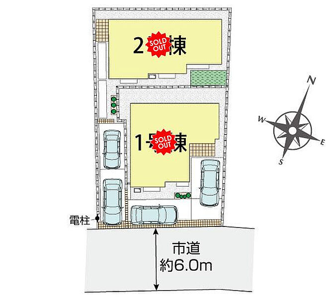 国分寺市西町4丁目2棟 区画図