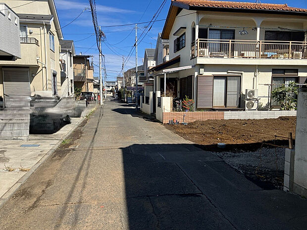 販売現地写真（2026年3月撮影）　建築前です