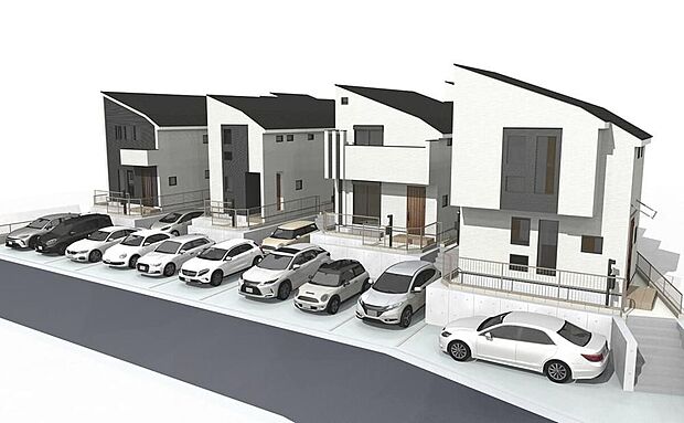 【完成予想図】長くお住まいいただくお家、住み始めの快適さや豊かさはもちろん、未来まで考えた家づくりをめざしています。