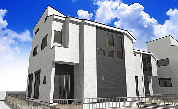 【完成予想図】全棟100m2超!