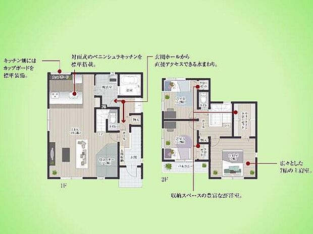 (2号棟)、価格4880万円、3LDK、土地面積165.53m2、建物面積102.67m2