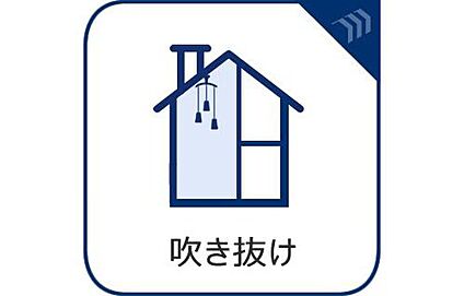 吹き抜けリビング