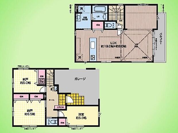(2号棟)、価格7599万円、1LDK+2S、土地面積87.68m2、建物面積117.89m2 1階にガレージを設けたデザイナーズハウス。大切な愛車が外観デザインの一部のように美しく収まります。