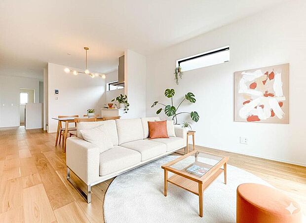 【LDK18.5帖】充実した生活は伸びやかな居室空間から始まります。快適に・伸びやかに。心の潤いを求める方々へ。
※CG加工で家具を配置しております。