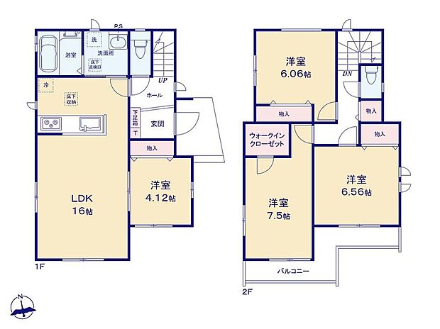(C号棟)、価格3890万円、4LDK、土地面積100.26m2、建物面積96.15m2