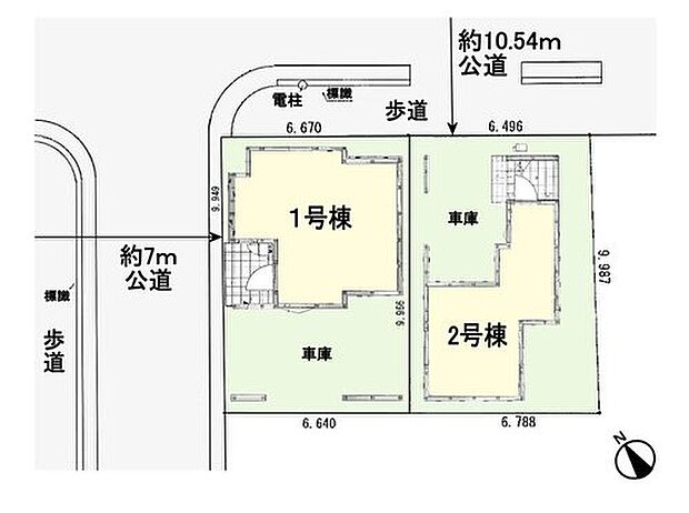 【区画図】都心へのアクセス良好な立地に、ZEH水準の省エネ住宅が誕生します!近隣にはベルクやコンビニが揃い、日々のお買い物もスムーズ。
