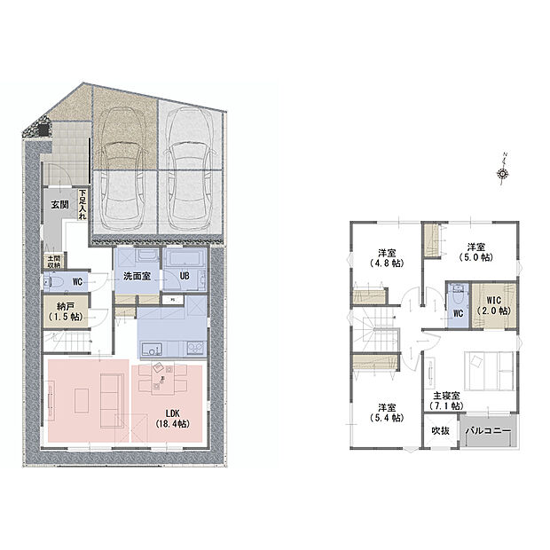 A号棟　間取り図