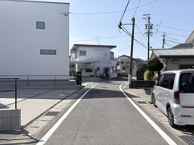 前面道路　北西側4.0m
(2026年3月撮影)