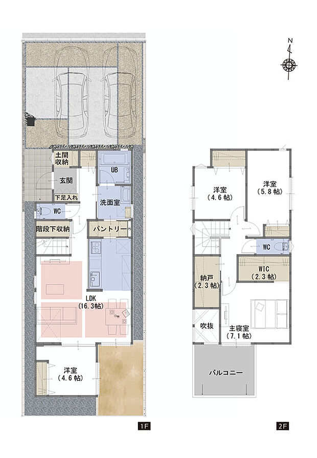 A号棟 間取り図