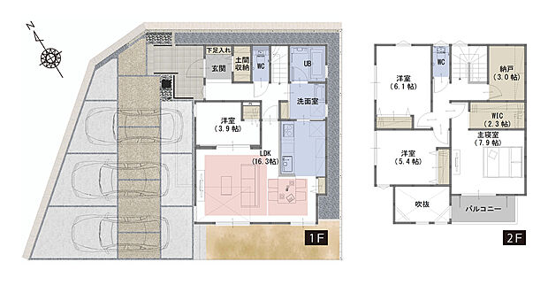 間取り　A号棟