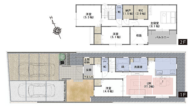 間取り A号棟