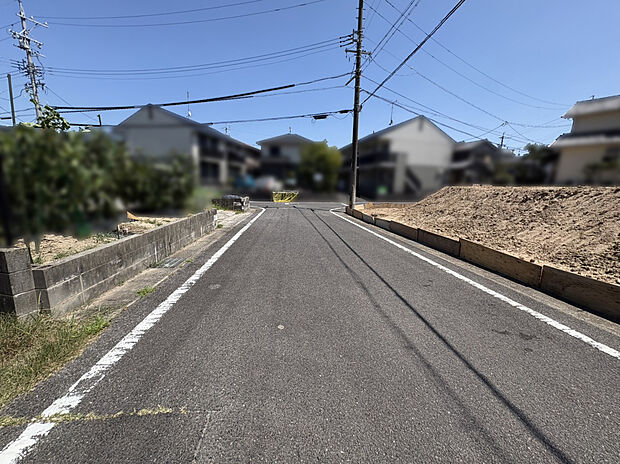 道路写真　北東側6.0ｍ
■2026年7月撮影