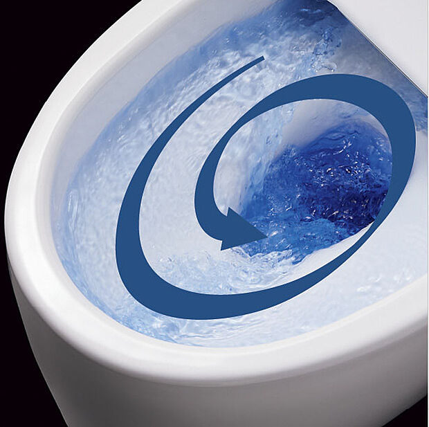 【INAX「ベーシアピタ」１階トイレ】パワーストリーム洗浄の強力な水流で、少ない水でもしっかり汚れを落とす。
ハイパーセラミック製の便器は汚物汚れに強く、キレイを保ちます。
銀イオンパワーで黒ズミの原因となる細菌の繁殖を抑制。