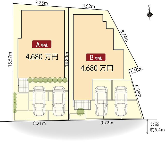 区画配置図