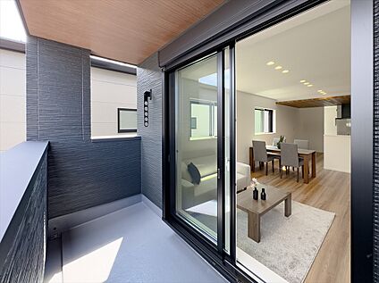 バルコニー　A号棟