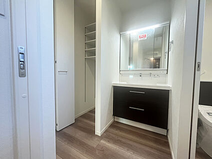 洗面台　B号棟現地写真