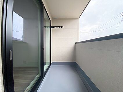 バルコニー　B号棟現地写真